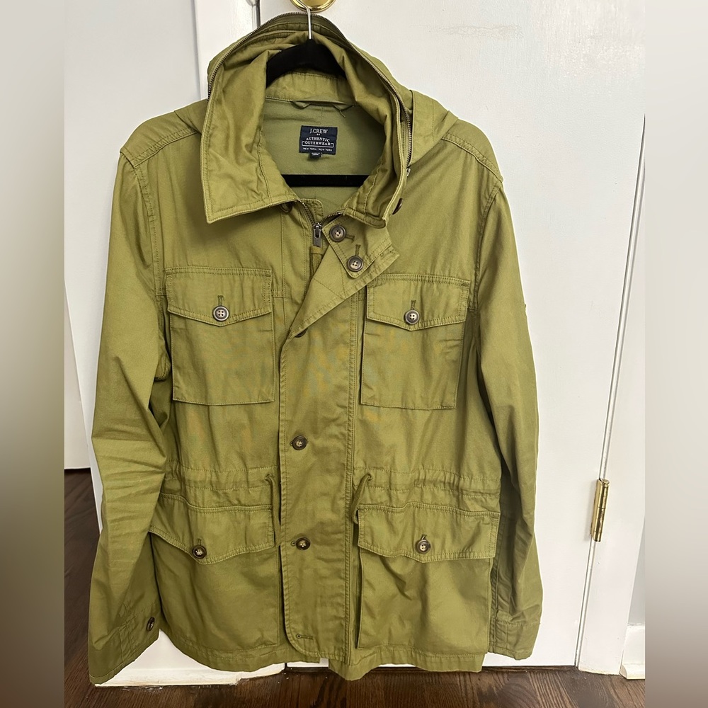 Vintage J.Crew Outerwear Field Jacket Men’s Medium Olive Green